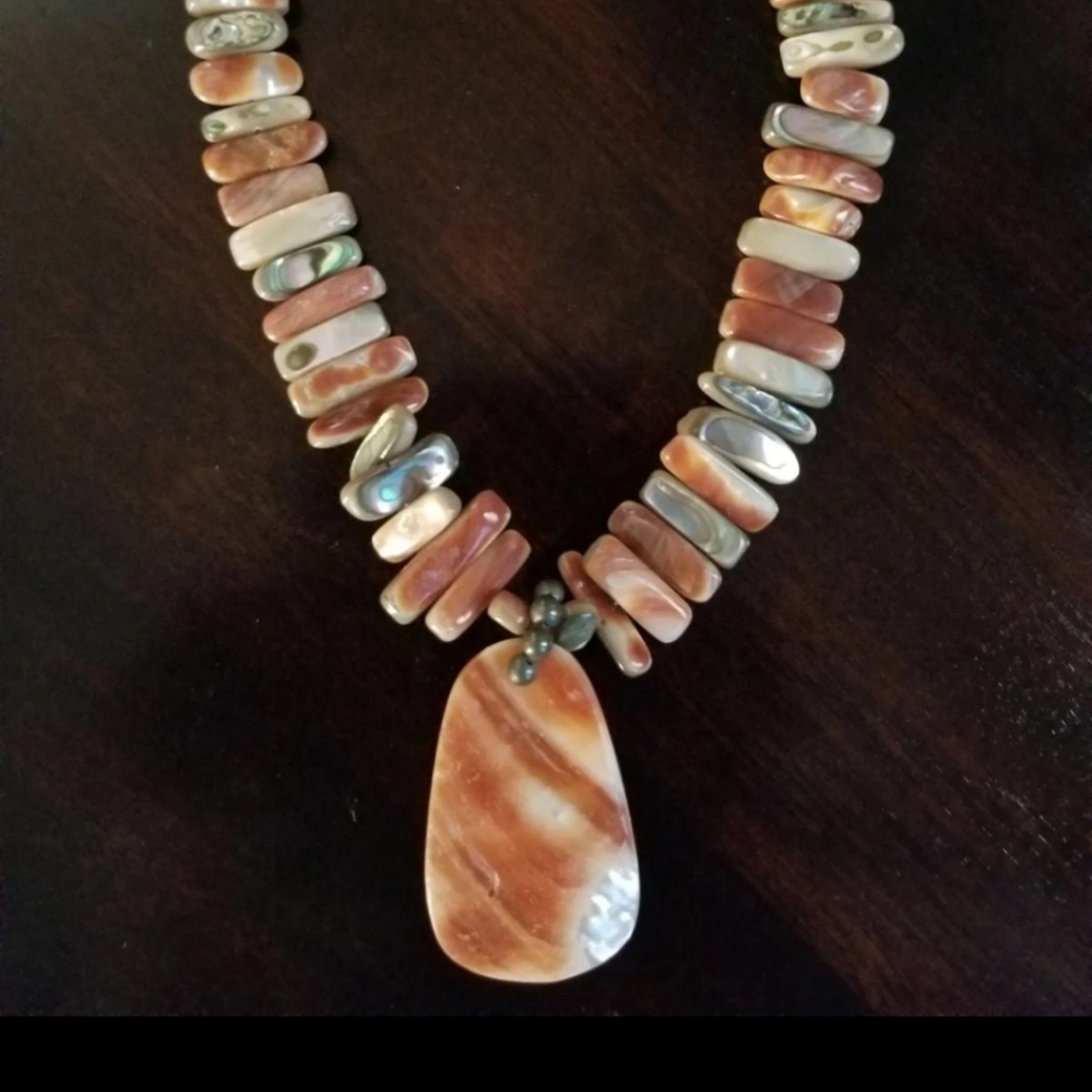 Rare Silpada Abalone Shell Neckace - image 5